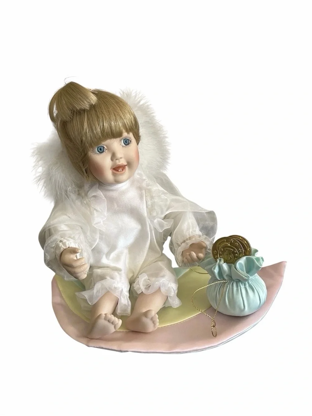 Cindy McClure Porcelain Angel Doll Ashton Drake Heavenly Inspirations Vtg 1993